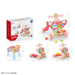 Ігровий розв. центр арт. HE0827 (6шт) "Перші кроки 4 в 1", багатофункц., тактильна, з брязкальцями /р-р54*55*50см/, короб. 50*17*39см