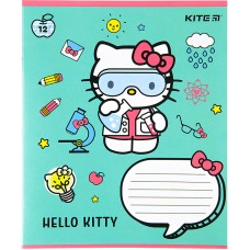 Зошит шкільний Kite Hello Kitty HK22-235, 12 аркушів, коса лінія