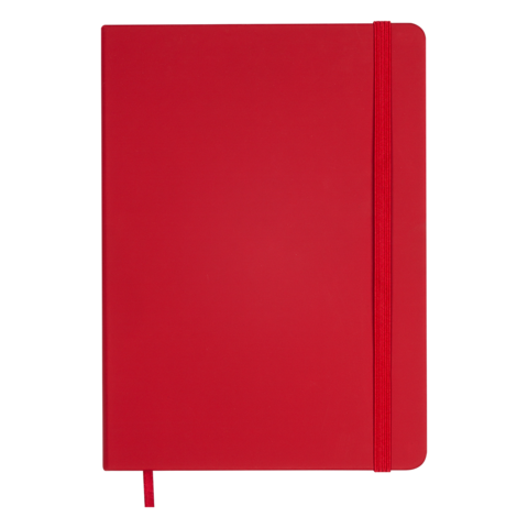 Щоденник недат. TOUCH ME, A5, червоний, штуч. шкіра, 336 стор - фото 1
