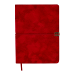 Щоденник недатований VELOUR, A5, штучна шкіра, 336 арк, червоний