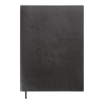Щоденник датов. 2025 IDEAL, A5, чорний, штуч. шкіра (BM.2175-01) чорний