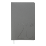 Щотижневик датований 2025 STEEL, А5- Buromax BM.2709-24 срібло