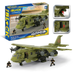 Конструктор IBLOCK арт. PL-921-394 (6шт) АРМІЯ 1182дет., инструкція на укр мові, наліпкии комплект короб. 63, 5*42, 5*9см