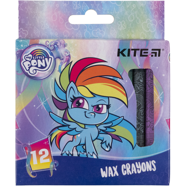 Крейда воскова Kite My Little Pony LP21-070, 12 кольорів