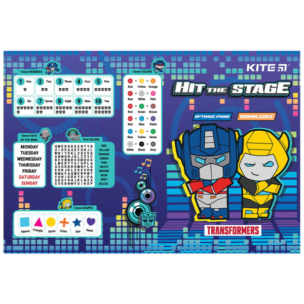 Підкладка настільна Kite Transformers TF22-207