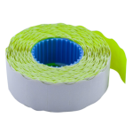 Цінник Buromax 22 * 12мм (1000шт, 12м), фігурний, внутрішнє намотування, жовтий (BM.281201-08)