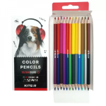 Олівці Кольорові Двосторонні 12/24 Кольорів Dogs Kite