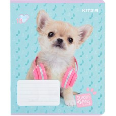 Зошит шкільний Kite Studio Pets SP22-236, 18 аркушів, клітинка