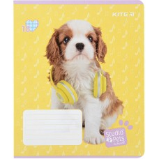 Зошит шкільний Kite Studio Pets SP22-236, 18 аркушів, клітинка