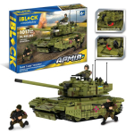 Конструктор IBLOCK арт. PL-921-393 (6шт) АРМІЯ 1017дет., инструкція на укр мові, наліпкии комплект короб. 63, 5*42, 5*9см