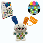 Муз розв.Чарівні звірята Kids Hits арт. KH09/003(24шт)"Кмітливе зайченя", батар, тактильні вушка, вірші, мелодії, фрази, пісня, р-р14*12см, планшет 23*17, 5*9см