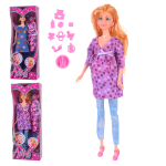 Лялька типу Барбі арт. 130-1 (120шт/2) 2 види, Вагітна, Аксесуари, короб. 6*2*32, 3 см
