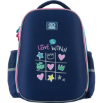 Рюкзак GoPack Education напівкаркасний 165M-2 Love wins!