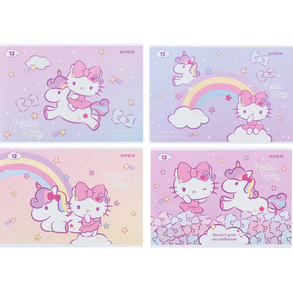Зошит для малювання Kite Hello Kitty HK24-241, 12 аркушів - фото 1