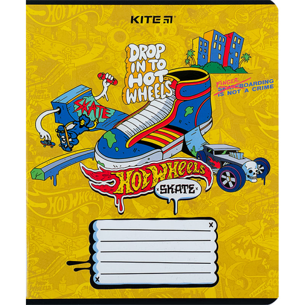 Зошит шкільний Kite Hot Wheels HW24-236, 18 аркушів, клітинка - фото 7