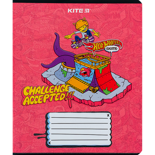 Зошит шкільний Kite Hot Wheels HW24-236, 18 аркушів, клітинка - фото 5