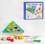 Дерев'яна іграшка WD13028 (40 шт.) 3в1 риболовля сортер розрізання в коробці 24*21 см 