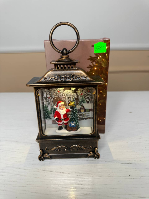 Ліхтар декоративний новорічний світящ.LED "3D-Санта" 13*8*3,2см - фото 3