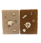 Блокнот A5 «Капібара», хутрова обкладинка, 80 аркушів