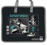 Папка-портфель “Anime Boys”, A4, з тканинними ручками