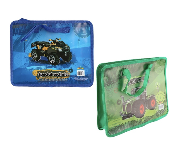 Папка-портфель “Techniks" з тканинними ручками - фото 1