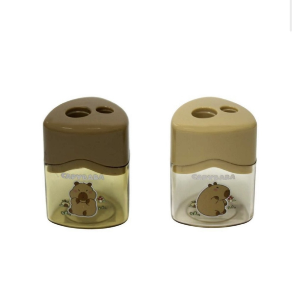 Точилка “Капібара” з контейнером, 2 отвори - фото 1