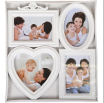 Фоторамка-колаж біла на 4 фото