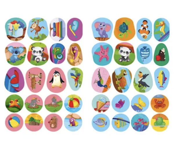 Допитливий ведмедик «Зоопарк» - розвивальна книга з наклейками - фото 2