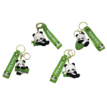 Брелок силіконовий «Панда» (набір 12 шт.)