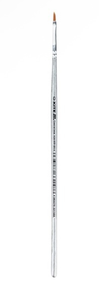 Пензель художній Kite із синтетичного ворсу, скошений №0 - фото 1