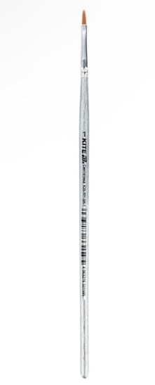 Пензель синтетика плоский 1  - фото 1