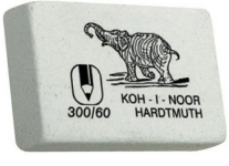 Гумка для стирання KIN «Слон» 300/60, м’яка, для олівця