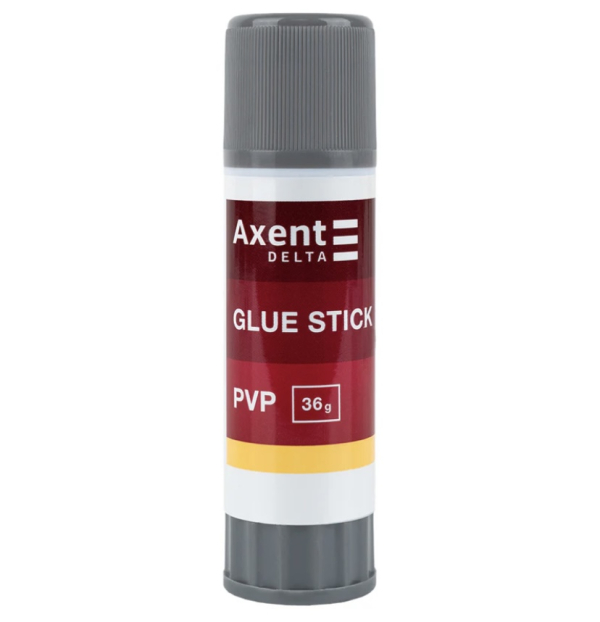 Клей-олівець PVP Axent Delta, 36 г - фото 1