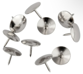 Кнопки канцелярські Axent 4201-A, нікельовані, 50 шт