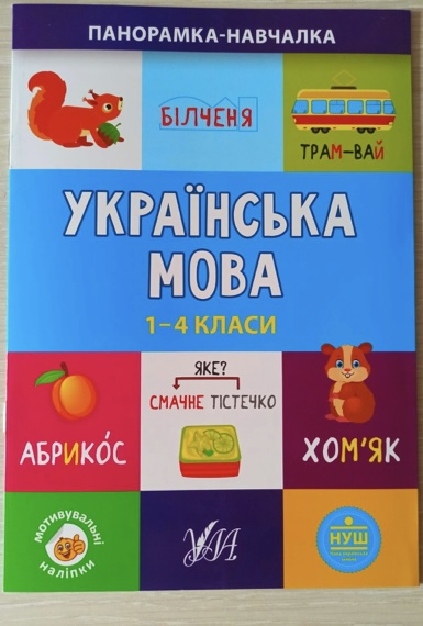 Панорамка-навчалка — Українська мова. 1-4 класи - фото 1
