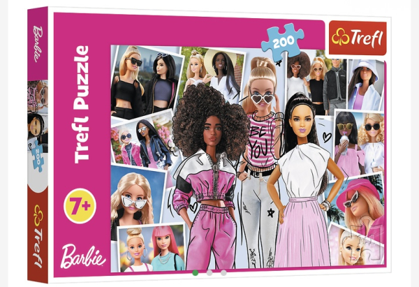 Пазл Trefl Barbie У світі Барбі 200 елементів - фото 1