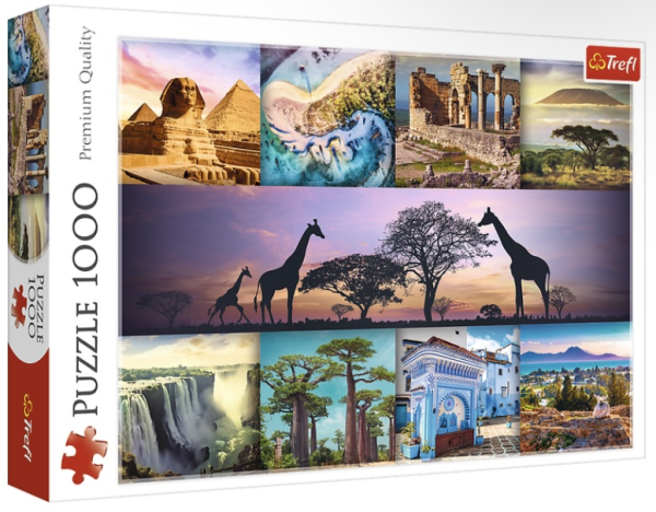 Пазл Trefl Колаж: Африка 1000 елементів - фото 1