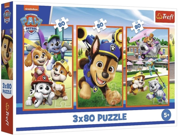 Набір дитячих пазлів «Щенячий патруль: Собача банда» – Trefl - фото 1