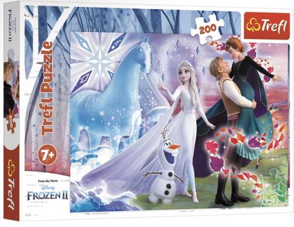 Пазл Trefl Frozen II Чарівний світ сестер 200 елементів - фото 1