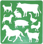 Трафарет «Домашні тварини» 13 см