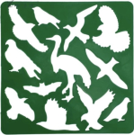 Трафарет «Птахи» 13 см