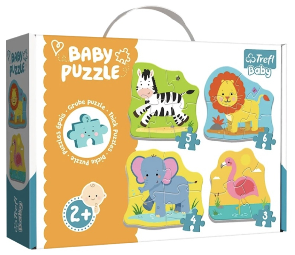 Пазл Trefl Baby Classic Тварини на сафарі - фото 1