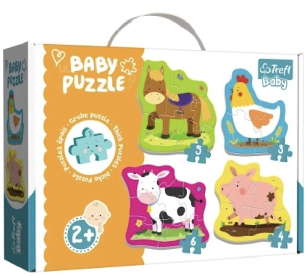 Пазл Trefl Baby Classic Тварини на фермі - фото 1