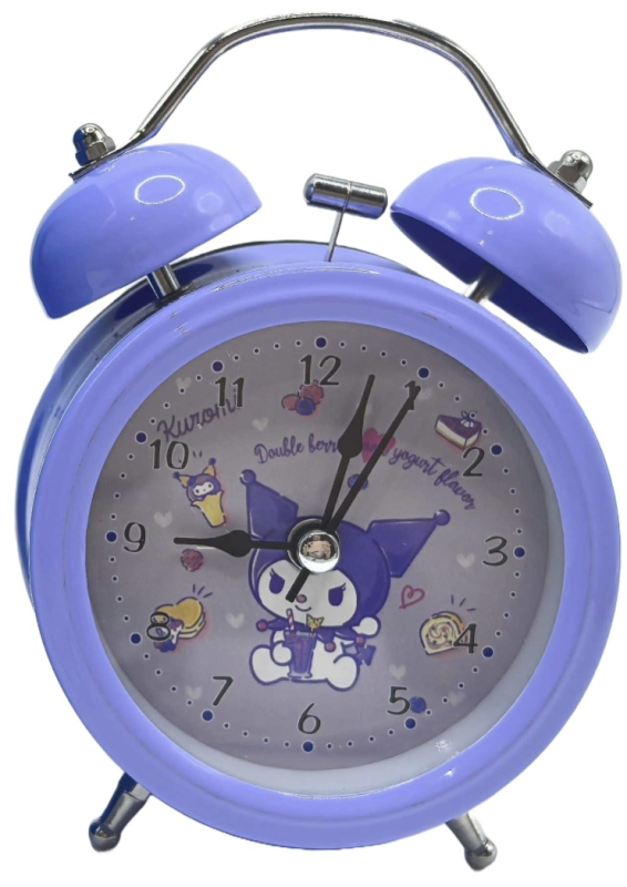 Годинник-будильник металевий."Зайчик Kurom" - фото 1