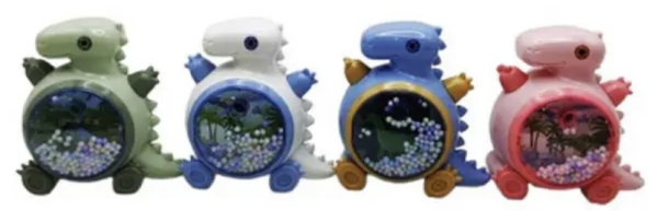 Механічна дитяча точилка «Динозавр з кульками», 10 см - фото 1