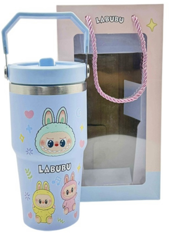 Термос 650мл Labubu - фото 1