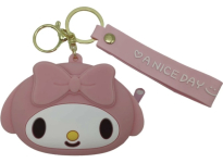 Силіконовий гаманець «Зайка Melody Kuromi» з клапаном, 10×6 см