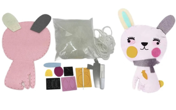 Набір для творчості з фетру «Зший Зайку», 25 см - фото 1