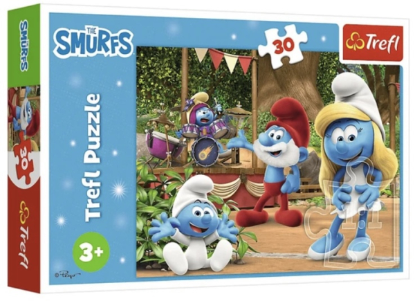 Пазл "Смурфетта і смурфики", 30 елементів Trefl  - фото 1