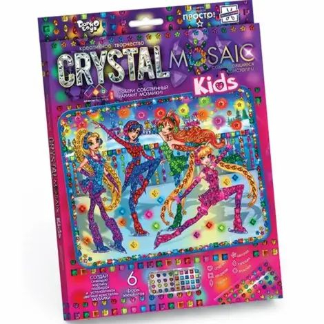 Мозаїка з кристалів "Crystal mosaic kids" CRMk-01-02